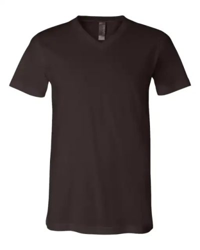 Unisex V-Neck Jersey Tee