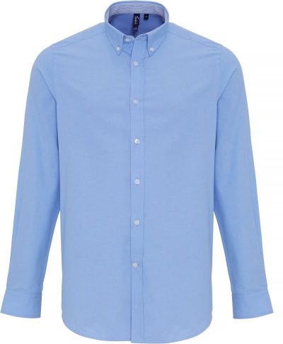 Men’s Cotton Rich Oxford Stripes Shirt