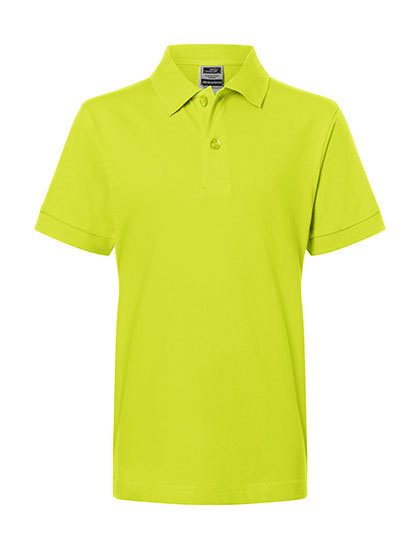 Junior Classic Polo – Daiber in Acid Yellow