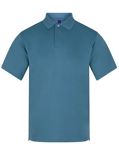 Men´s Coolplus® Wicking Polo Shirt – Henbury in Airforce Blue