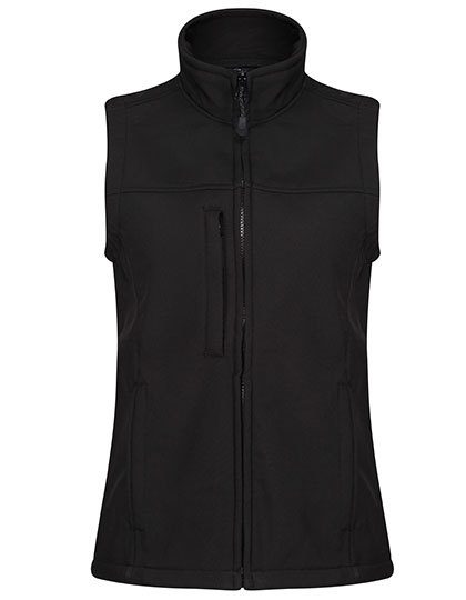 Women´s Flux Softshell Bodywarmer – Regatta Professional in All Black