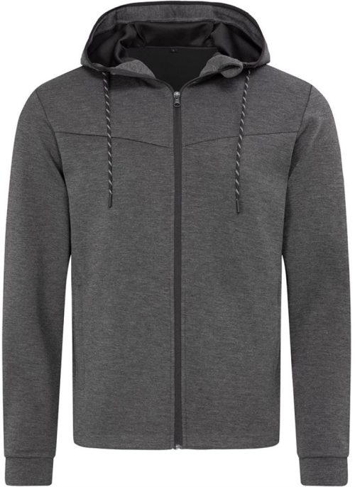 Herren Scuba Kapuzen Jacke Scuba Jacket Men – Stedman in Anthra Heather