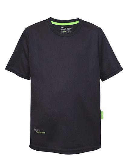 Kids Evolution Tech Tee – CONA SPORTS in Anthracite