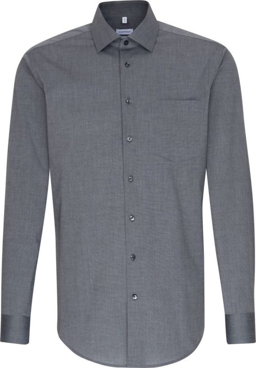 Hemd langarm Shirt Regular LSL – Seidensticker in Anthracite