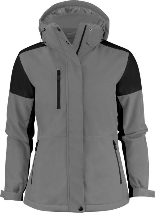 Damen Winter Softshell Jacke Prime Padded Softshell Women – Printer in Anthracite/Black