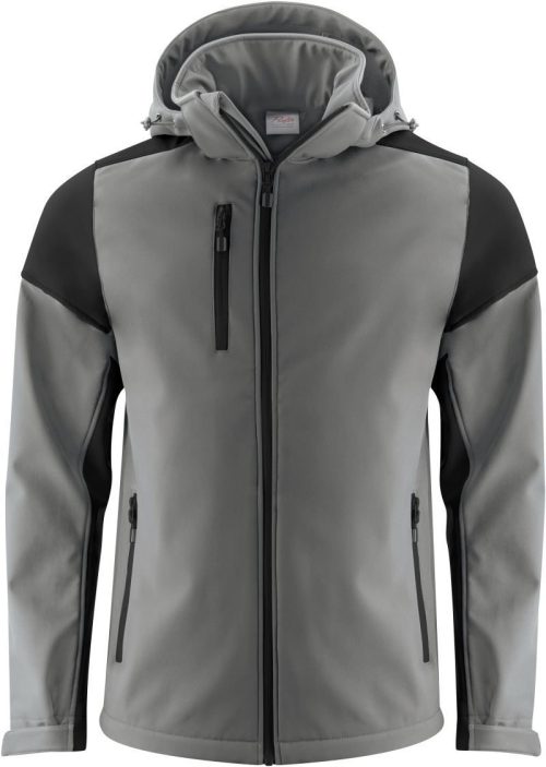 Herren Softshell Jacke Prime Softshell Men – Printer in Anthracite/Black