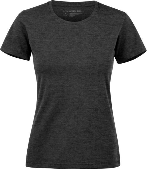 Damen Stretch T-Shirt Manzanita Women – Cutter & Buck in Anthracite Melange
