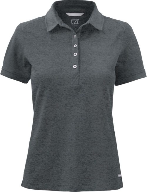 Damen Piqué Polo Advantage Polo Women – Cutter & Buck in Anthracite Melange