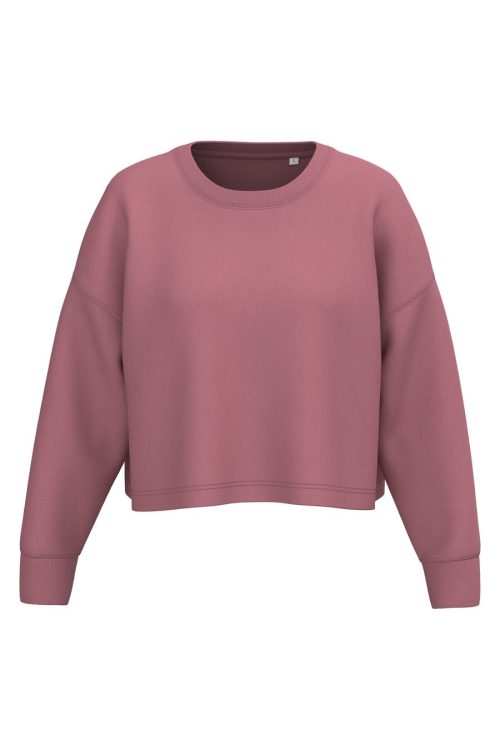 Damen Cropped-Sweatshirt mit Rundhalsausschnitt PA395 – Proact in Antique Rose