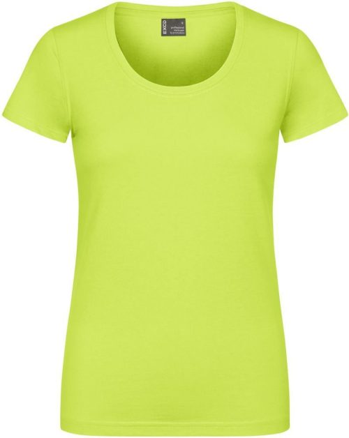 Damen Workwear T-Shirt - EXCD 3075 – Promodoro in Apple Green