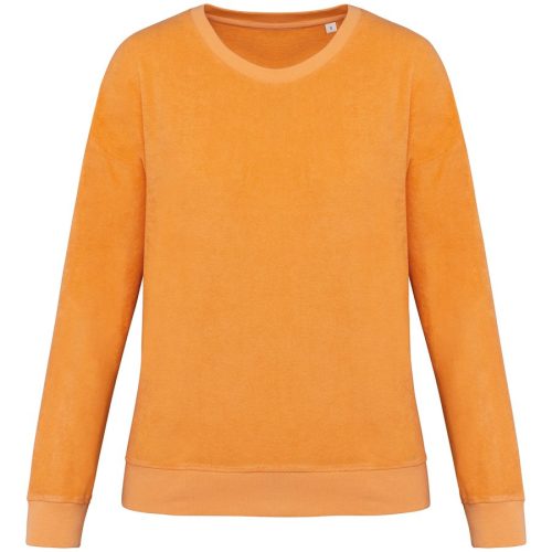 Damen-Sweatshirt aus Frottee NS413 – Native Spirit in Apricot