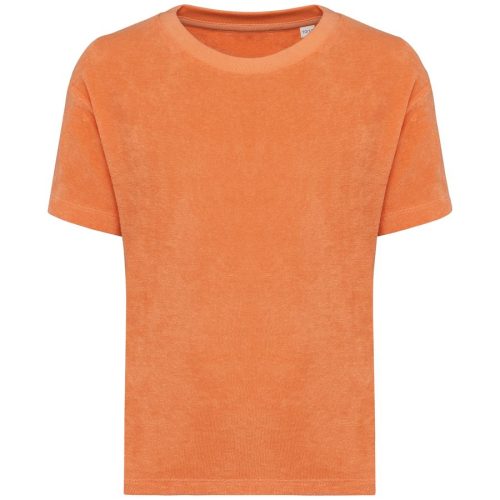 T-Shirt aus Frottee für Mädchen NS319 – Native Spirit in Apricot