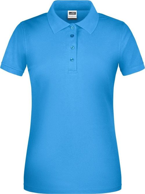 Damen Bio Piqué Workwear Polo JN 873 – Daiber in Aqua
