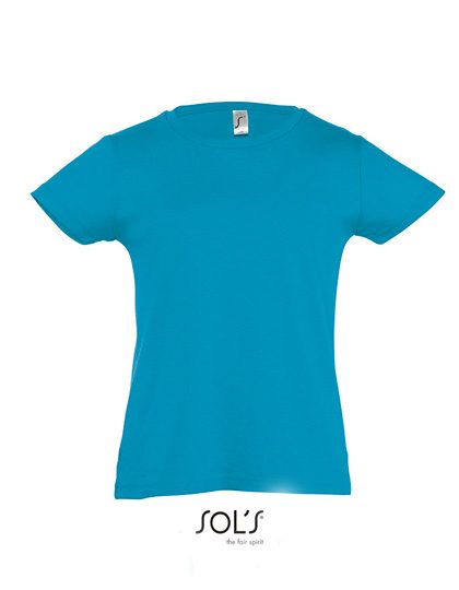 Kids´ T-Shirt Girlie Cherry – SOL´S in Aqua