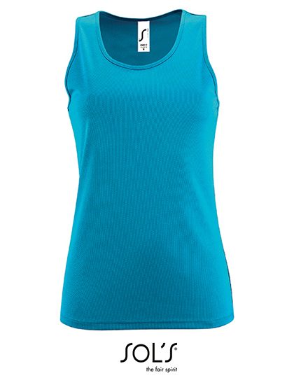 Women´s Sports Tank Top Sporty – SOL´S in Aqua