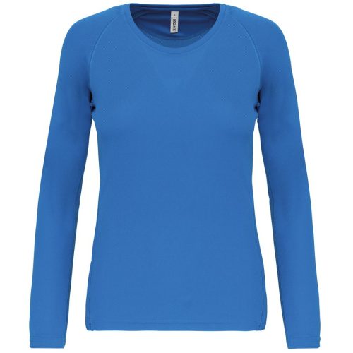 Damen Basic Sport Funktionsshirt Langarm PA444 – Proact in Aqua Blue