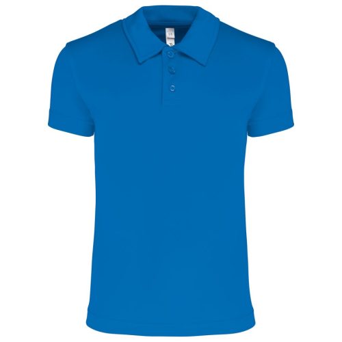 Kinder Kurzarm-Polo PA484 – Proact in Aqua Blue