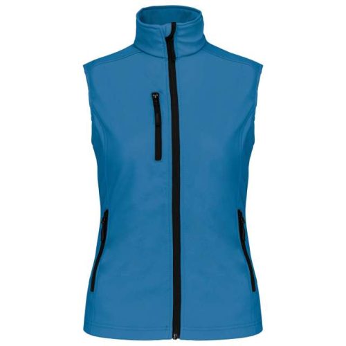 Ladies' Softshell Bodywarmer – Kariban in Aqua Blue