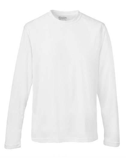Long Sleeve Cool T – Just Cool in Arctic White