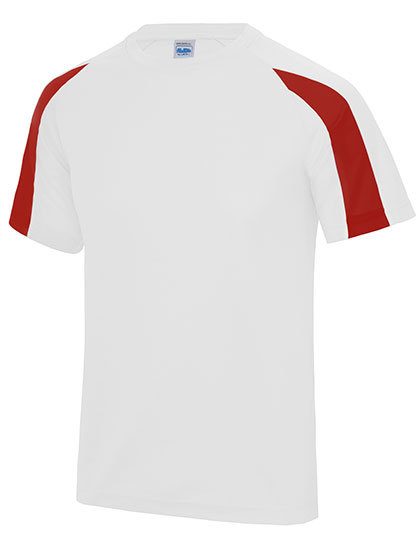 Contrast Cool T – Just Cool in Arctic White/Fire Red