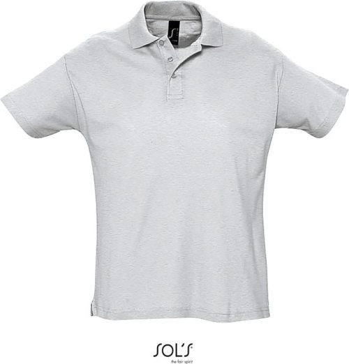 Piqué Polo Summer II – SOL'S in Ash