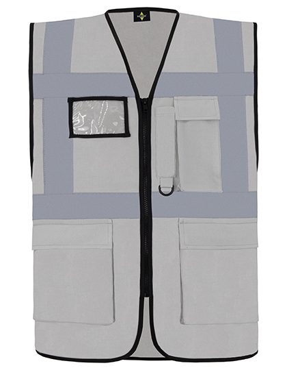 Comfort Executive Safety Vest "hamburg" - Multifunctional With Pockets – Korntex in Ash