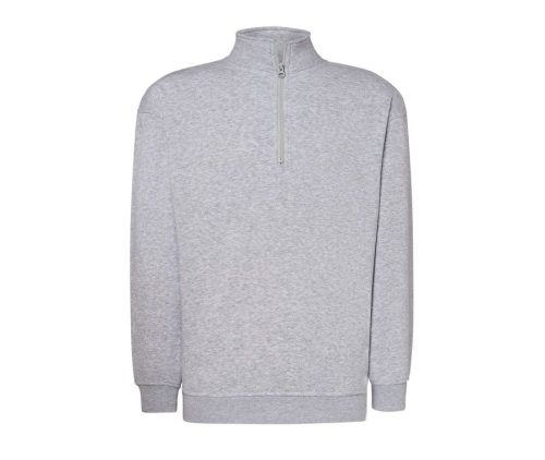 Half Zip Sweat Shirt SWRAZIP – JHK in Ash Grey