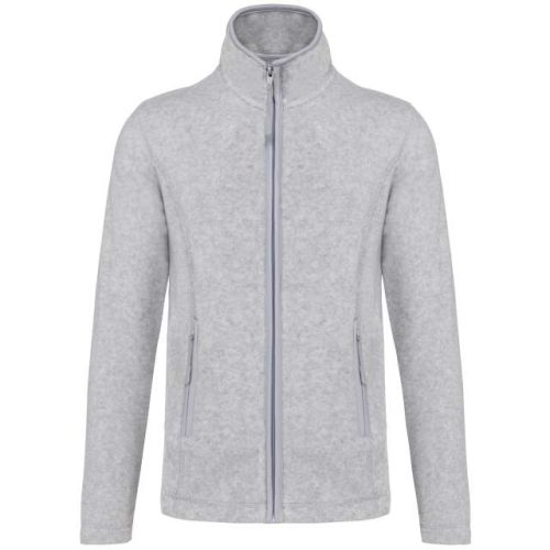 Maureen - Ladies' Full Zip Microfleece Jacket – Kariban in Ash Heather