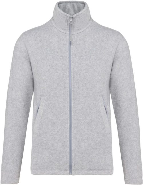 Kinder Microfleece Jacke K 920 – Kariban in Ash Heather