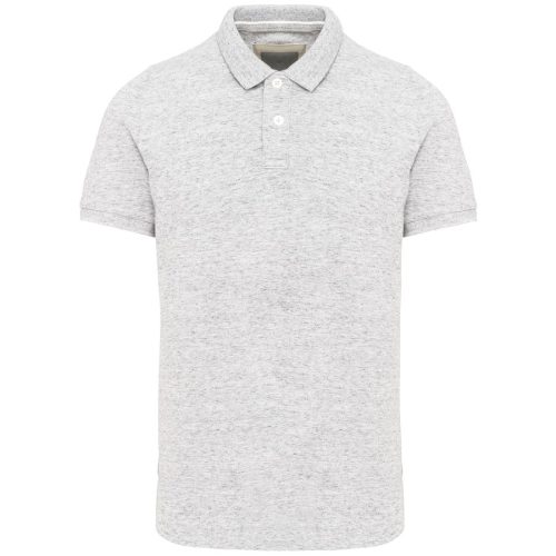 Kurzarm-Polohemd für Herren im Vintage-Stil KV2206 – Kariban in Ash Heather