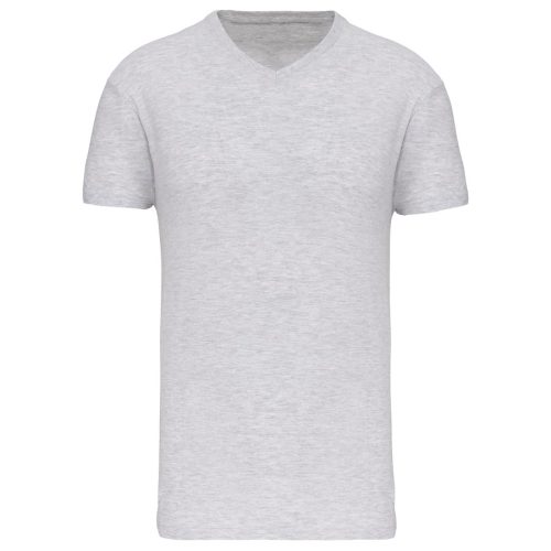 Herren-T-Shirt Bio 150 IC mit V-Ausschnitt K3028IC – Kariban in Ash Heather