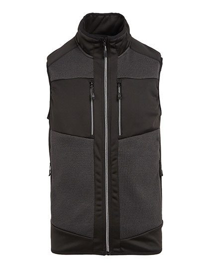 E-volve Unisex Knit Effect Stretch Bodywarmer – Regatta Professional in Ash (Heather)/Black