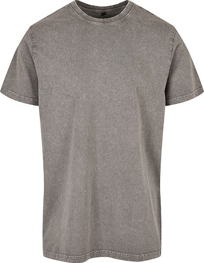 Acid Washed Round Neck Tee – Build Your Brand in Asphalt