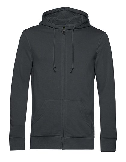 Inspire Zipped Hood Jacket_° – B&C BE INSPIRED in Asphalt