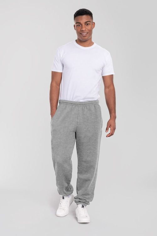 Schwere Jogginghose Iconic Premium Elasticated Cuff Jog Pants – Fruit of the Loom in Athletic Heather