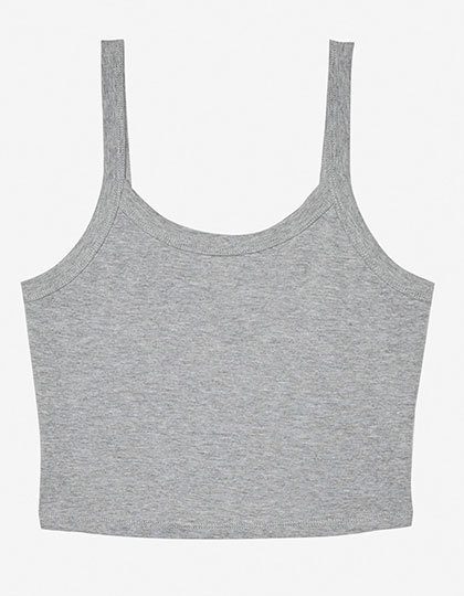 Women´s Micro Rib Spaghetti Strap Tank – Bella+Canvas in Athletic Heather