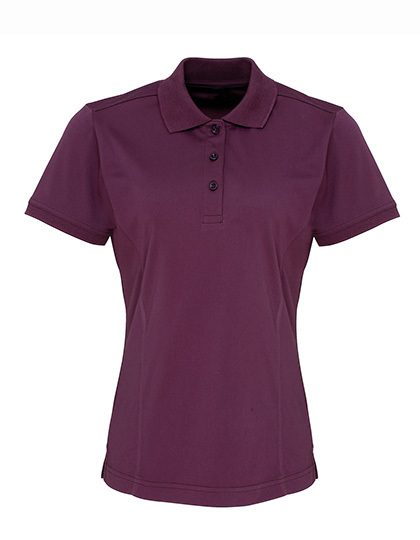Women´s Coolchecker® Piqué Polo – Premier Workwear in Aubergine (Ca. Pantone 5115C)
