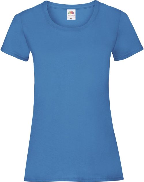 Ladies´ Valueweight T – Fruit of the Loom in Azur Blue
