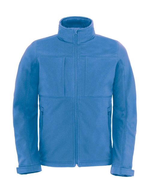 Hooded Softshell/men JM950 – B&C Outerwear in Azure