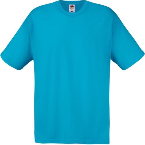 T-Shirt Original T – Fruit of the Loom in Azure Blue