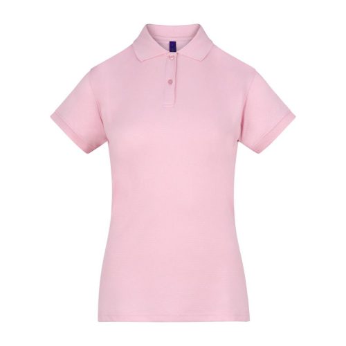 Ladies´ Coolplus® Wicking Polo Shirt – Henbury in Baby Pink