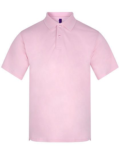 Men´s Coolplus® Wicking Polo Shirt – Henbury in Baby Pink