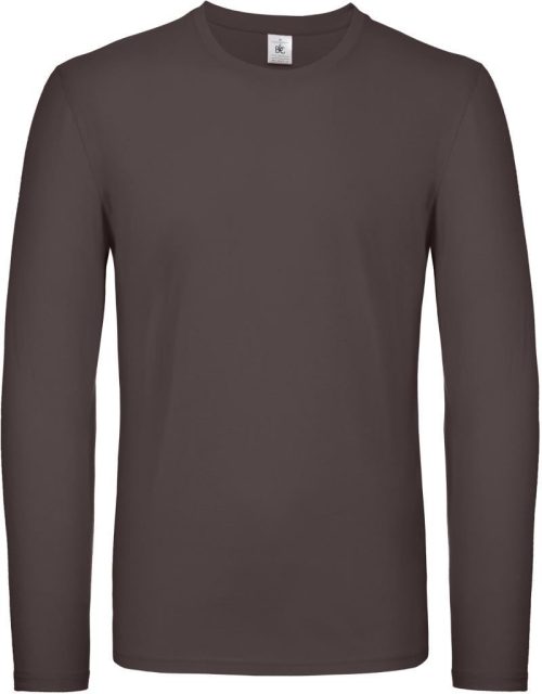 T-Shirt langarm #E150 LSL – B&C in Bear Brown