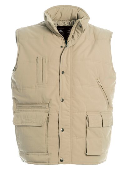 Unisex Bodywarmer Explorer – B&C COLLECTION in Beige