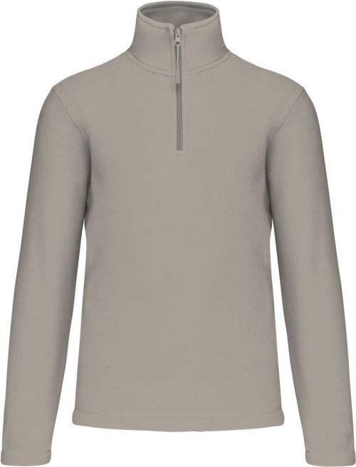 Microfleece Pullover mit 1/4 Zip "Enzo" K 912 – Kariban in Beige