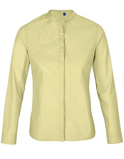 Women´s Mao Collar Shirt Bart – NEOBLU in Beige