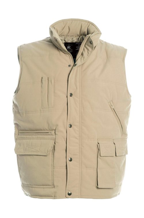 Bodywarmer Explorer JU880 – B&C Outerwear in Beige