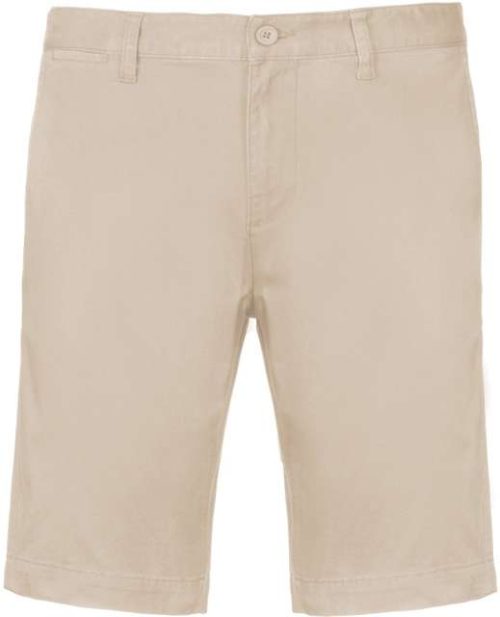 Men's Chino Bermuda Shorts – Kariban in Beige