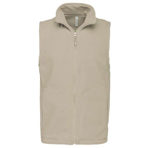 Luca - Men's Microfleece Gilet – Kariban in Beige