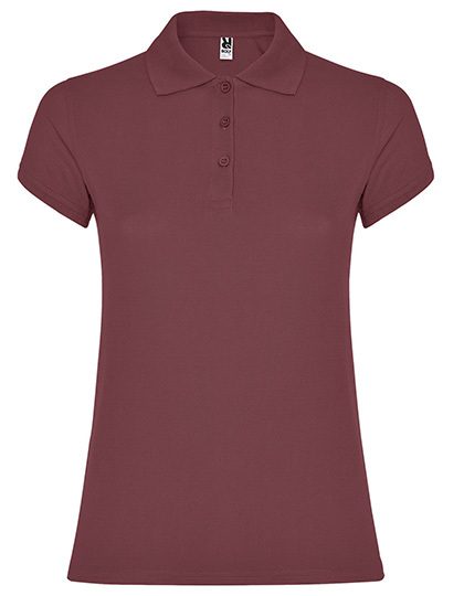 Women´s Star Poloshirt – Roly in Berry Red 169